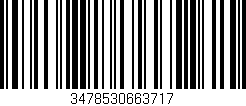 Código de barras (EAN, GTIN, SKU, ISBN): '3478530663717'