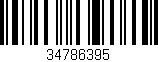 Código de barras (EAN, GTIN, SKU, ISBN): '34786395'