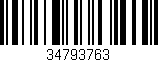 Código de barras (EAN, GTIN, SKU, ISBN): '34793763'
