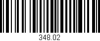 Código de barras (EAN, GTIN, SKU, ISBN): '348.02'