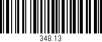 Código de barras (EAN, GTIN, SKU, ISBN): '348.13'