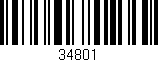 Código de barras (EAN, GTIN, SKU, ISBN): '34801'