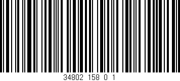 Código de barras (EAN, GTIN, SKU, ISBN): '34802_158_0_1'