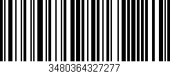 Código de barras (EAN, GTIN, SKU, ISBN): '3480364327277'