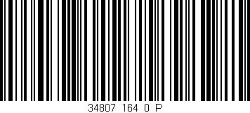 Código de barras (EAN, GTIN, SKU, ISBN): '34807_164_0_P'