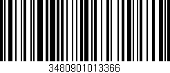 Código de barras (EAN, GTIN, SKU, ISBN): '3480901013366'