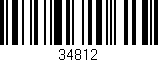 Código de barras (EAN, GTIN, SKU, ISBN): '34812'
