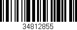 Código de barras (EAN, GTIN, SKU, ISBN): '34812855'