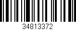 Código de barras (EAN, GTIN, SKU, ISBN): '34813372'