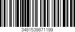 Código de barras (EAN, GTIN, SKU, ISBN): '3481539871199'
