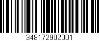 Código de barras (EAN, GTIN, SKU, ISBN): '348172902001'
