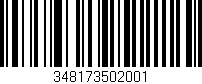 Código de barras (EAN, GTIN, SKU, ISBN): '348173502001'