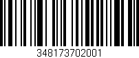 Código de barras (EAN, GTIN, SKU, ISBN): '348173702001'