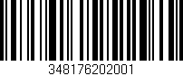 Código de barras (EAN, GTIN, SKU, ISBN): '348176202001'