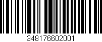 Código de barras (EAN, GTIN, SKU, ISBN): '348176602001'