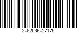 Código de barras (EAN, GTIN, SKU, ISBN): '3482036427179'