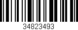 Código de barras (EAN, GTIN, SKU, ISBN): '34823493'