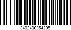 Código de barras (EAN, GTIN, SKU, ISBN): '3482468954205'