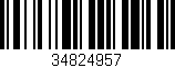 Código de barras (EAN, GTIN, SKU, ISBN): '34824957'