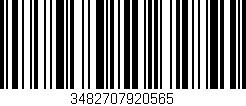 Código de barras (EAN, GTIN, SKU, ISBN): '3482707920565'