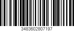 Código de barras (EAN, GTIN, SKU, ISBN): '3483602807197'