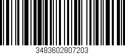 Código de barras (EAN, GTIN, SKU, ISBN): '3483602807203'