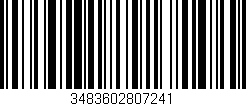 Código de barras (EAN, GTIN, SKU, ISBN): '3483602807241'
