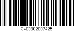 Código de barras (EAN, GTIN, SKU, ISBN): '3483602807425'