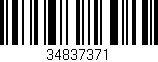 Código de barras (EAN, GTIN, SKU, ISBN): '34837371'