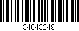 Código de barras (EAN, GTIN, SKU, ISBN): '34843249'