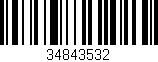 Código de barras (EAN, GTIN, SKU, ISBN): '34843532'