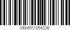 Código de barras (EAN, GTIN, SKU, ISBN): '3484551054236'