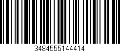 Código de barras (EAN, GTIN, SKU, ISBN): '3484555144414'