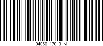 Código de barras (EAN, GTIN, SKU, ISBN): '34860_170_0_M'