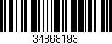 Código de barras (EAN, GTIN, SKU, ISBN): '34868193'
