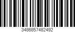 Código de barras (EAN, GTIN, SKU, ISBN): '3486857482492'