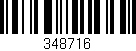 Código de barras (EAN, GTIN, SKU, ISBN): '348716'