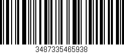 Código de barras (EAN, GTIN, SKU, ISBN): '3487335465938'