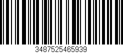 Código de barras (EAN, GTIN, SKU, ISBN): '3487525465939'