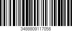 Código de barras (EAN, GTIN, SKU, ISBN): '3488809117056'