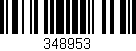 Código de barras (EAN, GTIN, SKU, ISBN): '348953'
