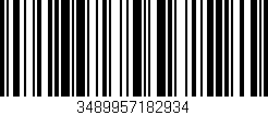 Código de barras (EAN, GTIN, SKU, ISBN): '3489957182934'