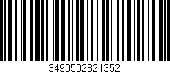 Código de barras (EAN, GTIN, SKU, ISBN): '3490502821352'