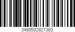 Código de barras (EAN, GTIN, SKU, ISBN): '3490502821383'
