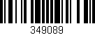 Código de barras (EAN, GTIN, SKU, ISBN): '349089'