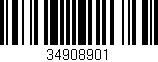 Código de barras (EAN, GTIN, SKU, ISBN): '34908901'