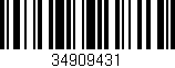Código de barras (EAN, GTIN, SKU, ISBN): '34909431'