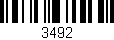 Código de barras (EAN, GTIN, SKU, ISBN): '3492'