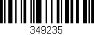 Código de barras (EAN, GTIN, SKU, ISBN): '349235'