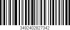 Código de barras (EAN, GTIN, SKU, ISBN): '3492402827342'